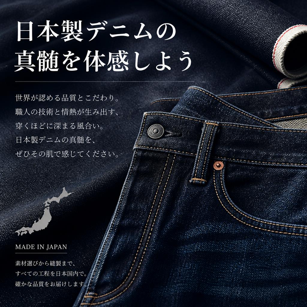 日本製デニムの真髄を体感しよう